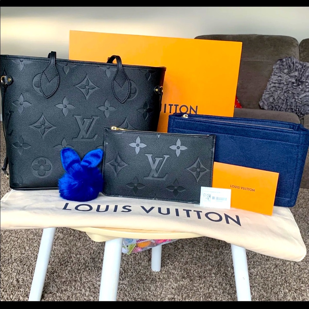 Louis Vuitton Neverfull MM Empreinte Leather